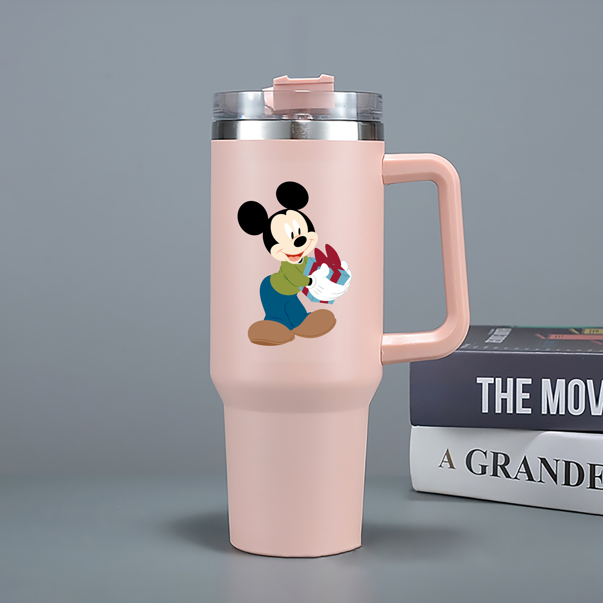 （画像用） ミッキーマウス Mickey Mouse 1200mL車用タンブラー（カラープリント）
